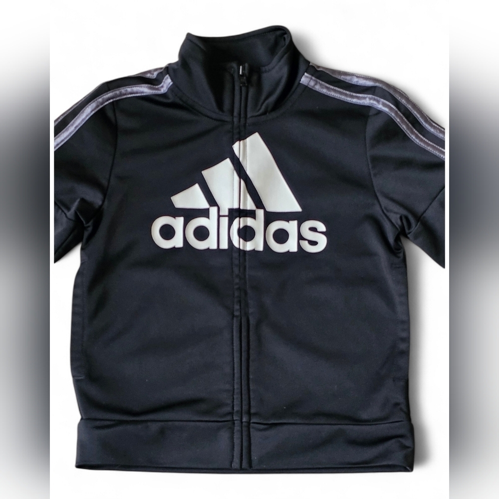 Adidas Kids Black Tracksuit Set Size 3T - Picture 3 of 7